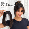 Luxury Imported Clip-In Curtain Bangs Hair Topper | Instant Makeover | Soft, Natural & Reusable